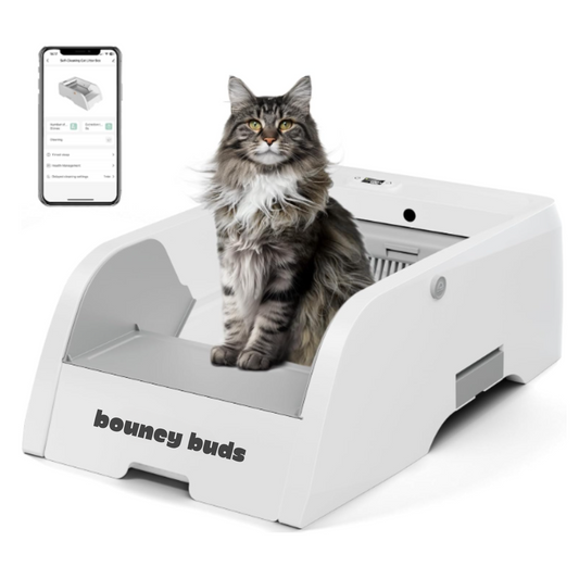 S6 Self Cleaning Litter Box, Upgraded Automatic Cat Litter Box Self Cleaning That Can Use Clumping Cat Litter, Smart Cat Litter Box, Anti Pinch and Odorless Electric Litter Box