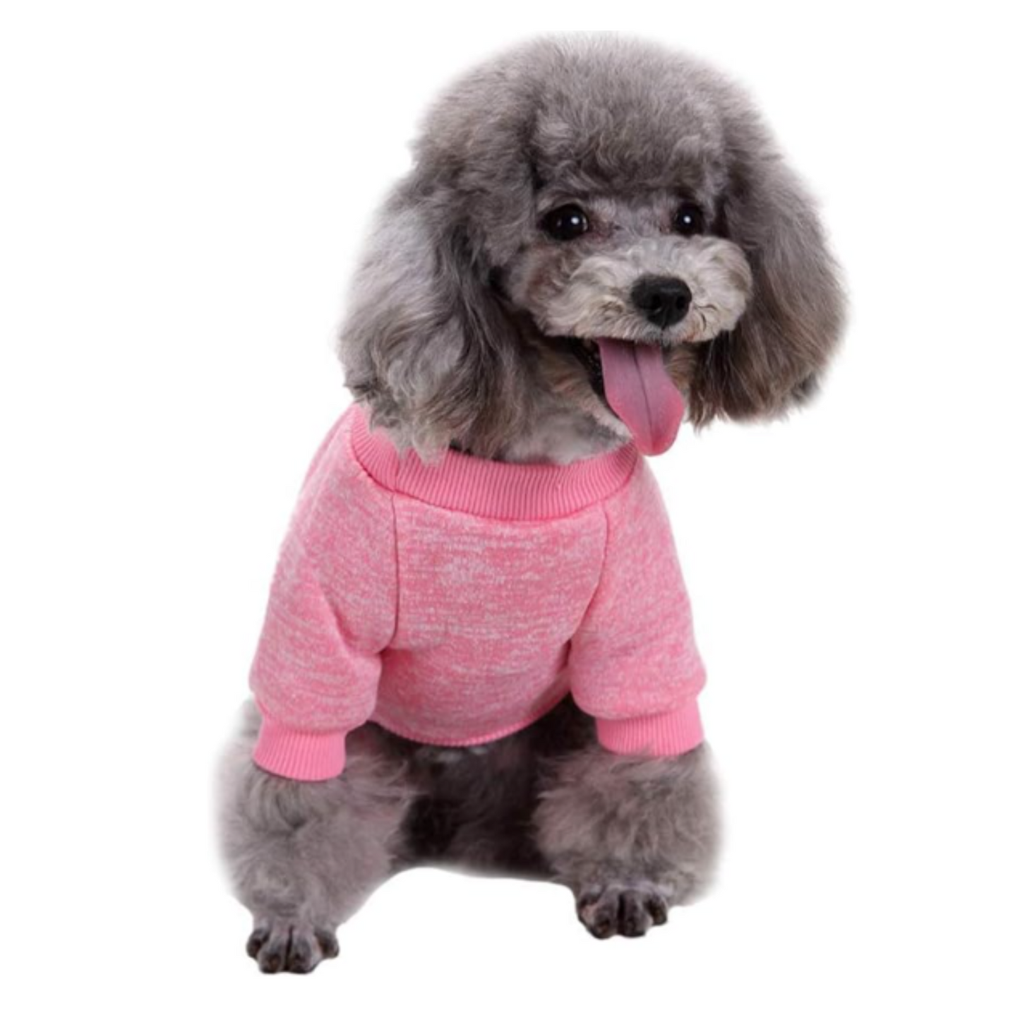 Dog Clothes Dogs Sweater Soft Puppies Clothing Winter Puppy Sweaters Warm Outfit for Dogs Small XXS XS Cat Apparel (Pink, S)