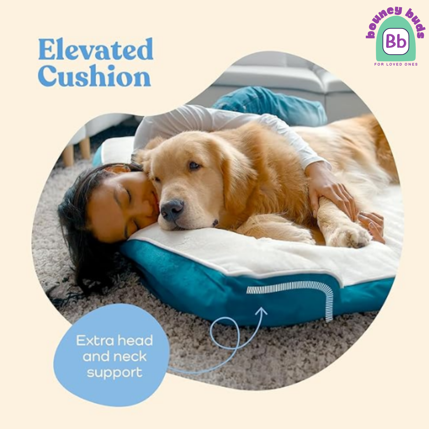 Orthopedic Sofa Dog Bed - Ultra Comfortable Dog Beds for Medium Dogs - Breathable & Waterproof Pet Bed- Egg Foam Sofa Bed with Extra Head and Neck Support - Removable Washable Cover & Nonslip Bottom.