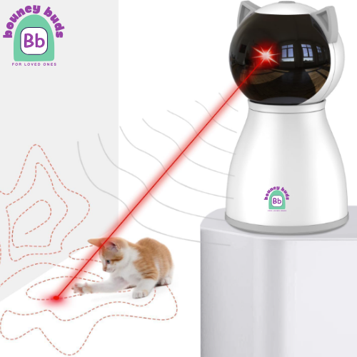 Laser Cat Toys for Indoor Cats,The 4th Generation Real Random Trajectory Motion Activated Rechargeable Automatic Cat Laser Toy,Interactive Cat Toys for Bored Indoor Adult Cats/Kittens/Dogs