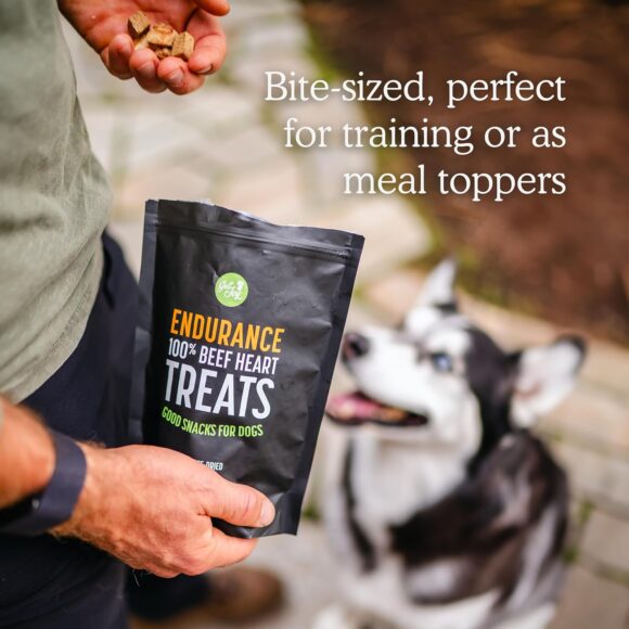 Get Joy Freeze Dried Superfood 100% Beef Heart Dog Treats, 4 Ounce Bag, Single Ingredient Organ Meat, High Protein, Heart Health, Energy, Muscle Repair, Grain Free & Gluten Free, Made in USA - Image 4